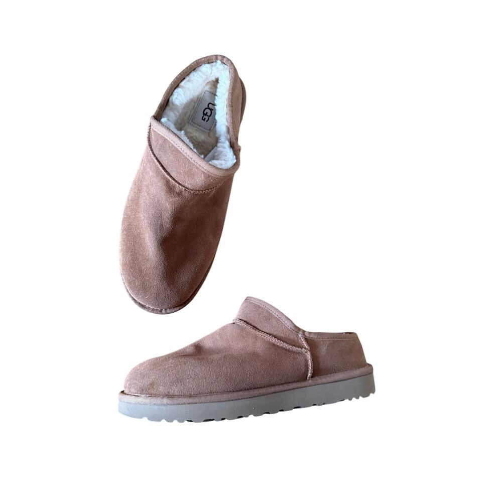 Ugg classic‎ brown Sherpa lined slippers
